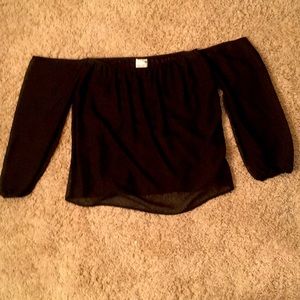 Off the shoulder blouse